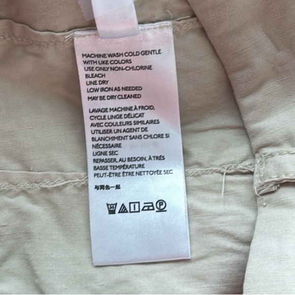 Anthropologie Megan High Rise Patch Pocket Shorts. Tan. Size 29. - Picture 9 of 13